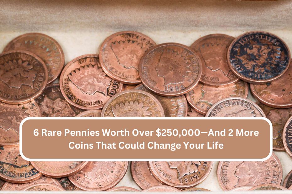 6 Rare Pennies Worth Over $250,000—And 2 More Coins That Could Change Your Life