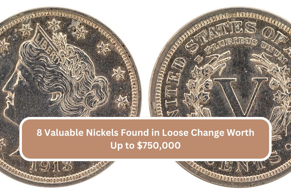 8 Valuable Nickels Found in Loose Change Worth Up to $750,000