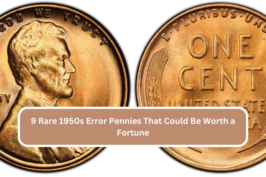 9 Rare 1950s Error Pennies That Could Be Worth a Fortune