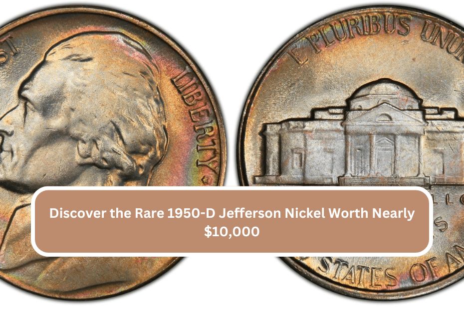 Discover the Rare 1950-D Jefferson Nickel Worth Nearly $10,000