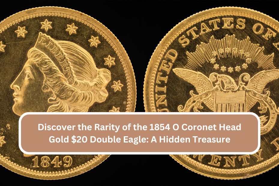 Discover the Rarity of the 1854 O Coronet Head Gold $20 Double Eagle: A Hidden Treasure