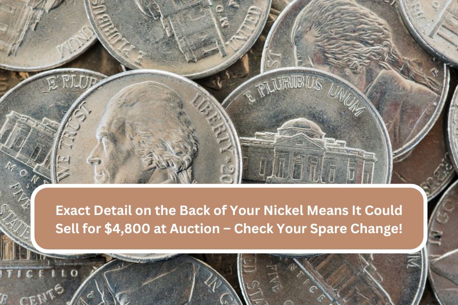 Exact Detail on the Back of Your Nickel Means It Could Sell for $4,800 at Auction – Check Your Spare Change!