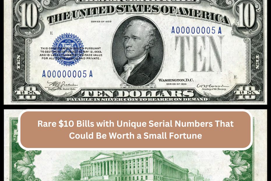 Rare $10 Bills with Unique Serial Numbers That Could Be Worth a Small Fortune