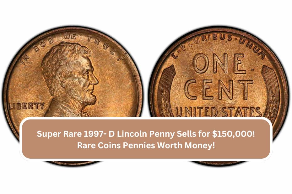 Super Rare 1997- D Lincoln Penny Sells for $150,000! Rare Coins Pennies Worth Money!