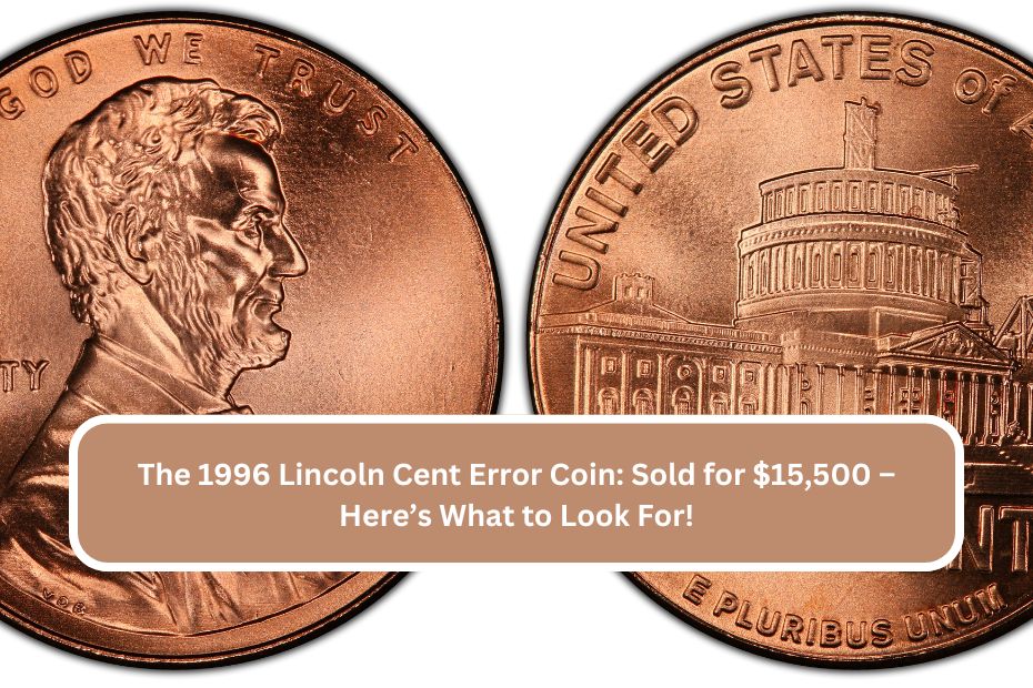 The 1996 Lincoln Cent Error Coin Sold for $15,500 – Here’s What to Look For!