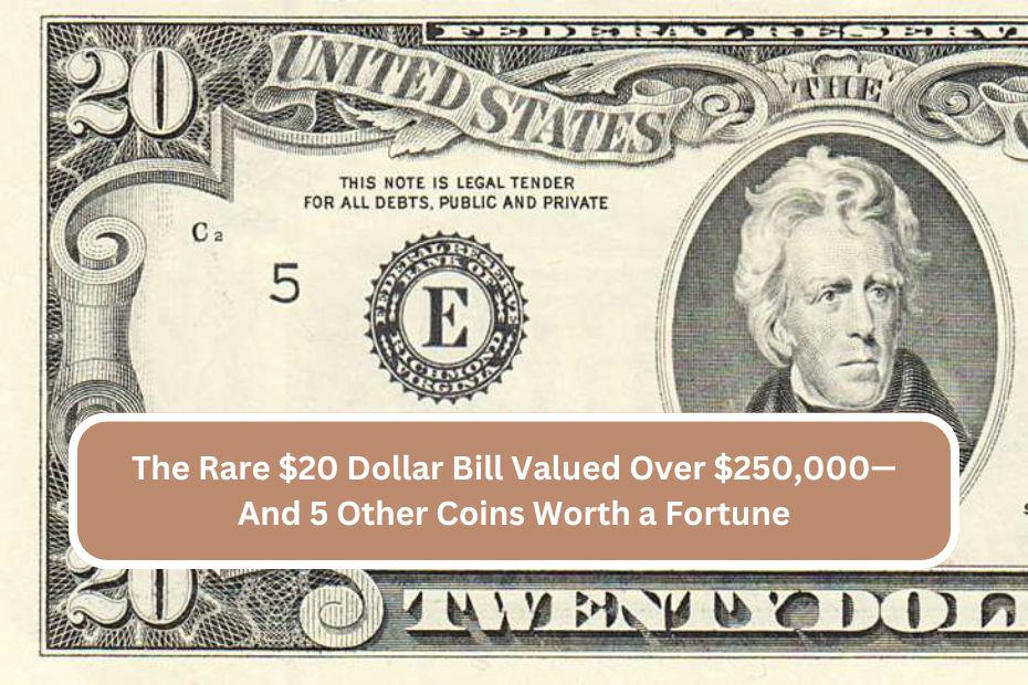 The Rare $20 Dollar Bill Valued Over $250,000—And 5 Other Coins Worth a Fortune