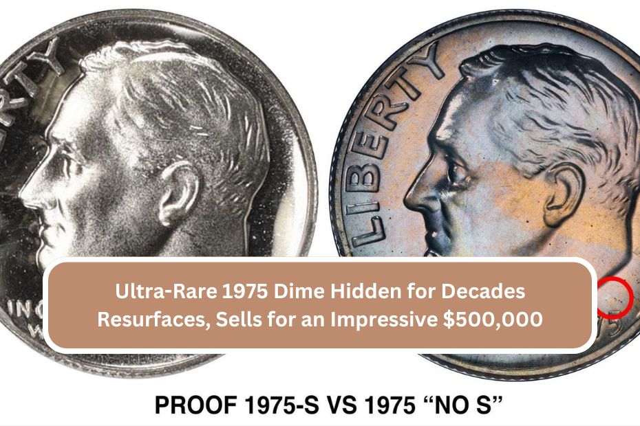 Ultra-Rare 1975 Dime Hidden for Decades Resurfaces, Sells for an Impressive $500,000